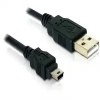 DeLOCK 82252 cable USB USB 2.0 1,5 m USB A Mini-USB B Negro
