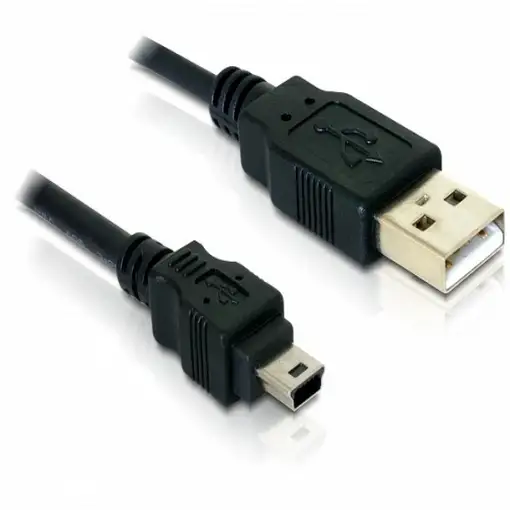 DeLOCK 82252 cable USB USB 2.0 1,5 m USB A Mini-USB B Negro