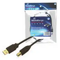 MediaRange MRCS102 cable paralelo Negro 5 m