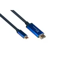 Alcasa 4520-CSF030B adaptador de cable de vídeo 3 m USB Tipo C HDMI tipo A (Estánd