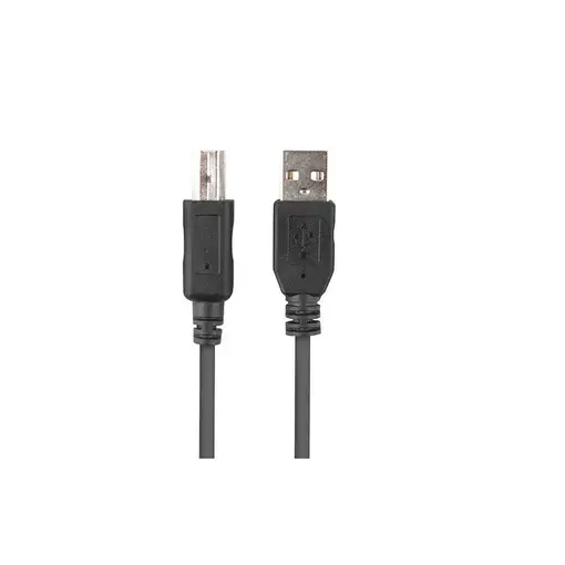 Lanberg CA-USBA-15CU-0010-BK cable USB USB 2.0 1 m USB B Negro