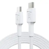 Green Cell KABGC29W cable USB USB 3.2 Gen 1 (3.1 Gen 1) 2 m USB C Blanco