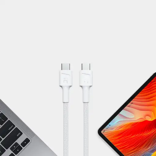 Green Cell KABGC29W cable USB USB 3.2 Gen 1 (3.1 Gen 1) 2 m USB C Blanco