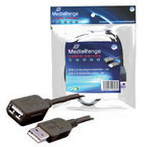 MediaRange MRCS111 cable USB 3 m USB A Negro