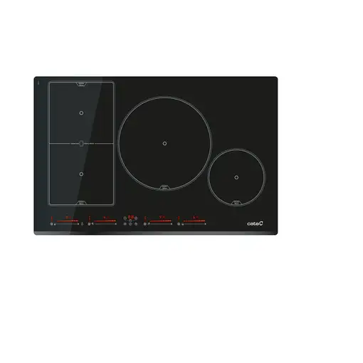 CATA INSB 8021 BK Negro Integrado 80 cm Con placa de inducción 4 zona(s)