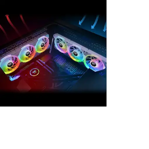 Thermaltake SWAFAN EX12 Carcasa del ordenador Ventilador 12 cm Blanco 3 pieza(s)