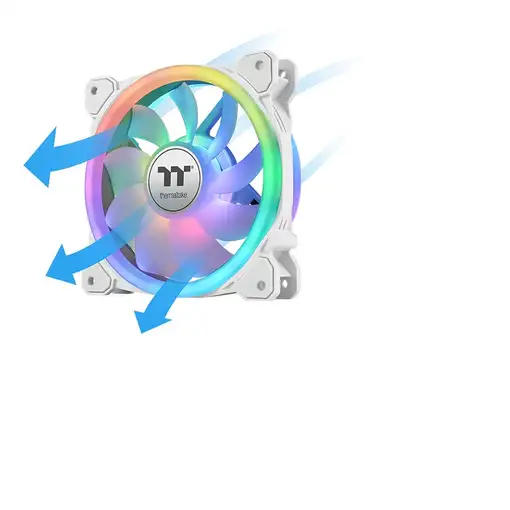 Thermaltake SWAFAN 14 RGB Radiator Fan TT Premium Edition White Carcasa del ordena