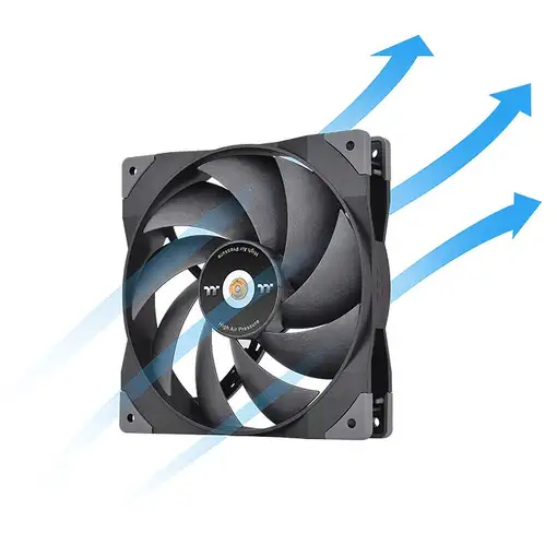 Thermaltake SWAFAN GT14 Carcasa del ordenador Ventilador 14 cm Negro 1 pieza(s)