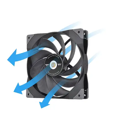 Thermaltake SWAFAN GT14 Carcasa del ordenador Ventilador 14 cm Negro 1 pieza(s)