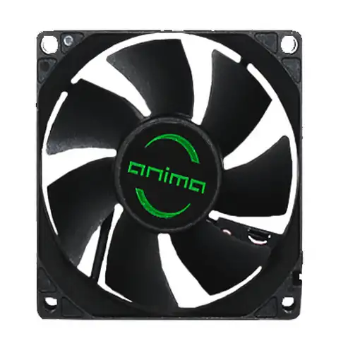 Tacens Anima AF8, ventilador para PC, 8cm, 12v, 12dB, 7 aspas, 1800 RPM, negro
