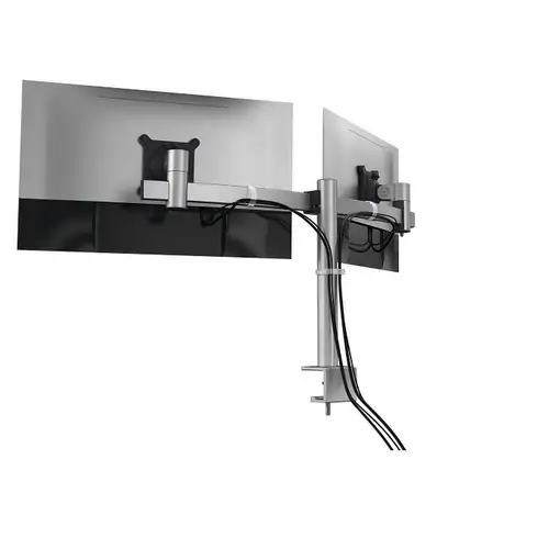 Durable 508523 soporte para monitor 68,6 cm (27") Escritorio Plata