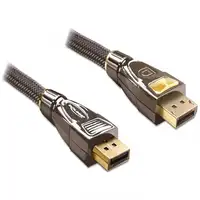 DeLOCK 82771 cable DisplayPort 2 m Negro, Marrón
