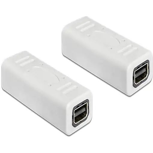 DeLOCK 65450 cambiador de género para cable mini Displayport Blanco