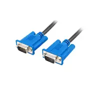 Lanberg CA-VGAC-10CU-0050-BK cable VGA 5 m VGA (D-Sub) Negro, Azul