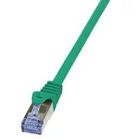 LogiLink 3m Cat.6A 10G S/FTP cable de red Verde Cat6a S/FTP (S-STP)