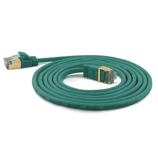 Wantec 7214 cable de red Verde 0,5 m Cat7 S/FTP (S-STP)
