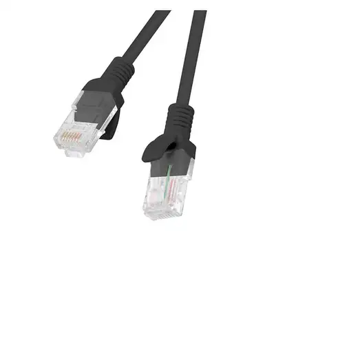 Lanberg PCU5-20CC-0100-BK cable de red Negro 1 m Cat5e U/UTP (UTP)