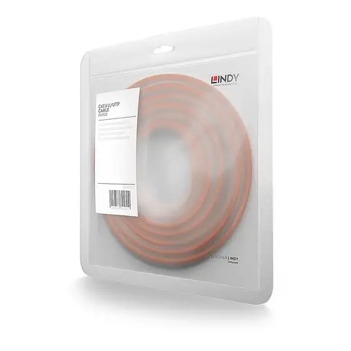 Lindy 48107 cable de red Naranja 1 m Cat6 U/UTP (UTP)