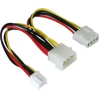 DeLOCK Y-cable power Multicolor 0,25 m
