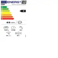 Beko WRA 9714 XW DR lavadora Carga frontal 9 kg 1400 RPM Blanco