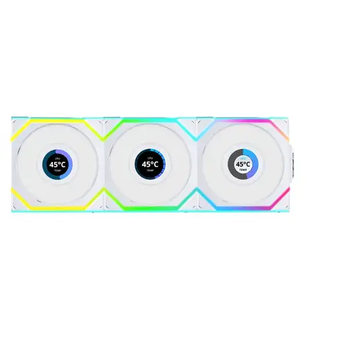 Lian Li UNI FAN SL Wireless LCD 120 Reverse Blade Carcasa del ordenador Ventilador