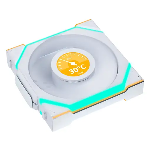 Lian Li UNI FAN SL Wireless LCD 120 Carcasa del ordenador Ventilador 12 cm Blanco