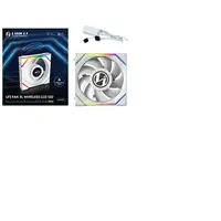 Lian Li UNI FAN SL Wireless LCD 120 Carcasa del ordenador Ventilador 12 cm Blanco