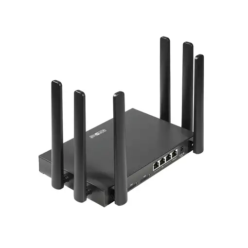 Edimax 5G-8649AX router inalámbrico Doble banda (2,4 GHz / 5 GHz) Negro