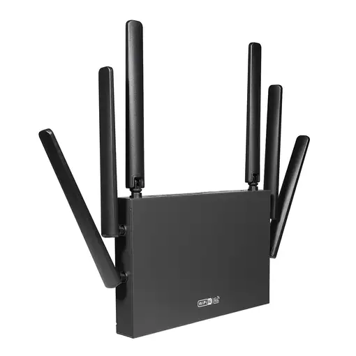 Edimax 5G-8649AX router inalámbrico Doble banda (2,4 GHz / 5 GHz) Negro