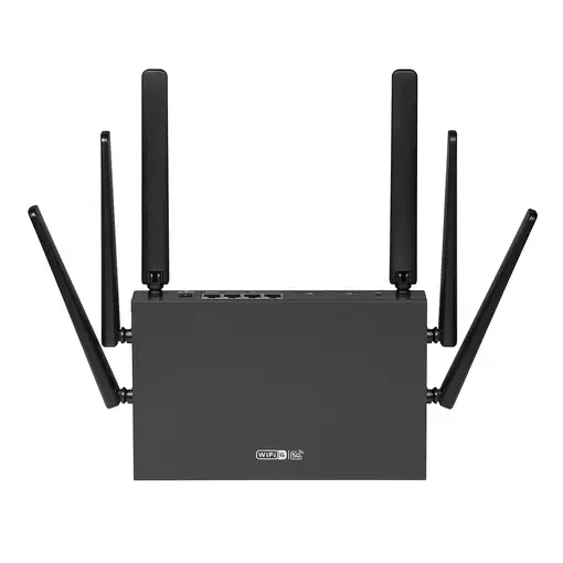 Edimax 5G-8649AX router inalámbrico Doble banda (2,4 GHz / 5 GHz) Negro