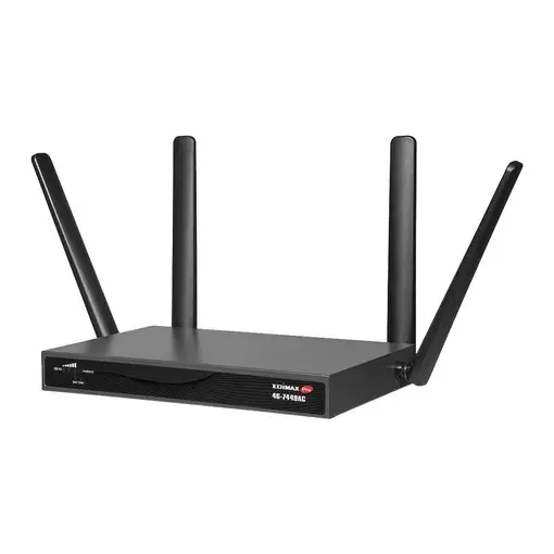Edimax 4G-7449AC router inalámbrico Doble banda (2,4 GHz / 5 GHz) Negro