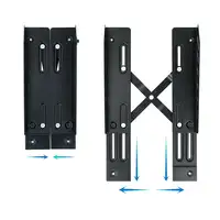 TooQ Soporte metálico para CPU de suelo con ruedas