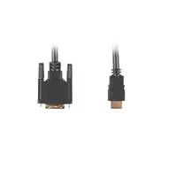 Lanberg CA-HDDV-10CC-0005-BK adaptador de cable de vídeo 0,5 m HDMI tipo A (Estánd