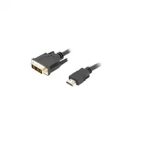 Lanberg CA-HDDV-10CC-0005-BK adaptador de cable de vídeo 0,5 m HDMI tipo A (Estánd