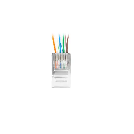 Lanberg PLU-6020EZ conector RJ-45 Transparente