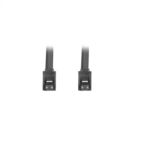Lanberg CA-SASA-14CU-0030-BK cable de SATA 0,3 m SATA 7-pin Negro
