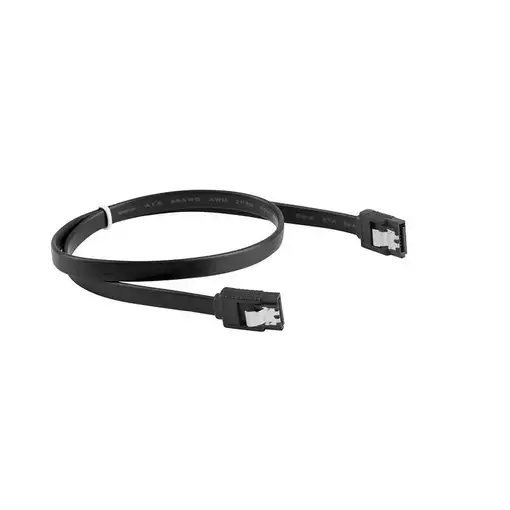 Lanberg CA-SASA-14CU-0030-BK cable de SATA 0,3 m SATA 7-pin Negro