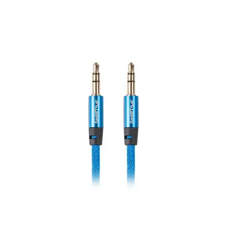 Lanberg CA-MJMJ-10CU-0030-BL cable de audio 3 m 3,5mm Azul