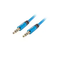 Lanberg CA-MJMJ-10CU-0030-BL cable de audio 3 m 3,5mm Azul
