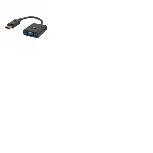 Savio CL-90 adaptador de cable de vídeo 0,2 m DisplayPort VGA (D-Sub) Negro