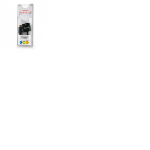 Savio CL-90 adaptador de cable de vídeo 0,2 m DisplayPort VGA (D-Sub) Negro