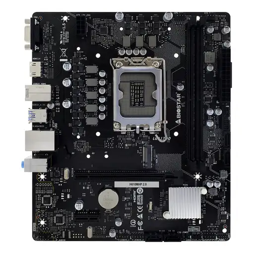 Biostar H610MHP 2.0 placa base Intel H610 LGA 1700 micro ATX