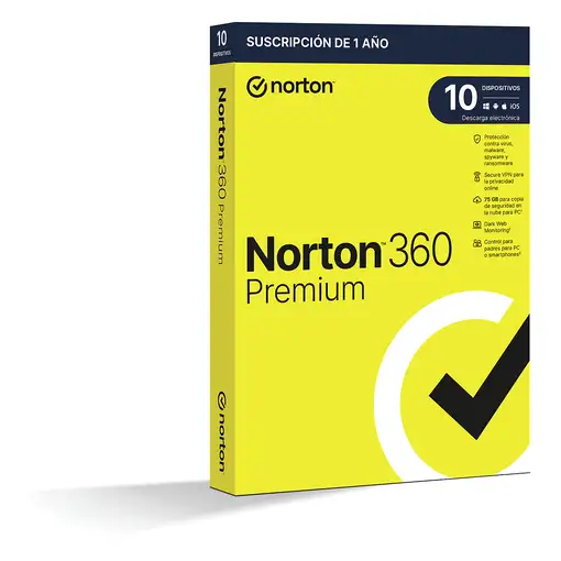 Norton 360 Premium Seguridad de antivirus Base Español 1 licencia(s) 1 año(s)