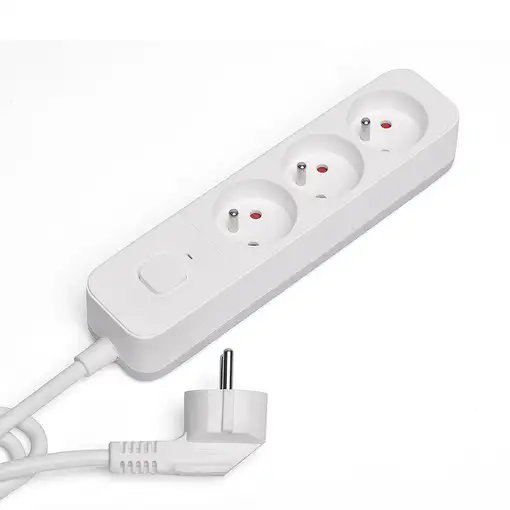 Savio Surge Protective 3-socket power strip 1.5m white LZ-07 3 salidas AC Tipo F 1