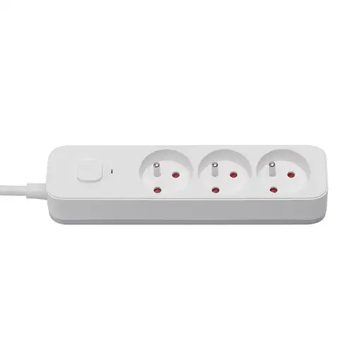 Savio Surge Protective 3-socket power strip 1.5m white LZ-07 3 salidas AC Tipo F 1
