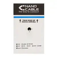 Nanocable CABLE RED RJ45 CAT.5E UTP RIGIDO AWG24, 305 M