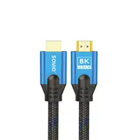 Savio HDMI (M) v2.1 cable 5m 8K copper blue-black golden tips CL-169 cable HDMI HD