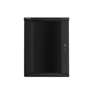 Lanberg WF01-6418-10B armario rack 18U Bastidor de pared Negro