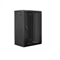 Lanberg WF01-6418-10B armario rack 18U Bastidor de pared Negro