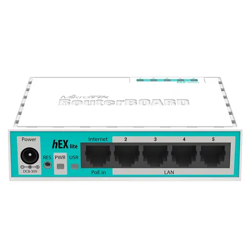 Mikrotik hEX lite router Blanco